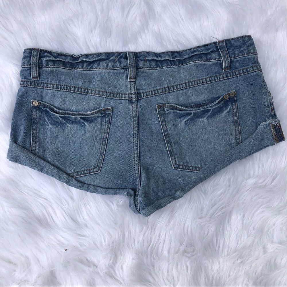 Free People Irreplaceable Distressed Cutoff Shorts - Picture 5 of 7